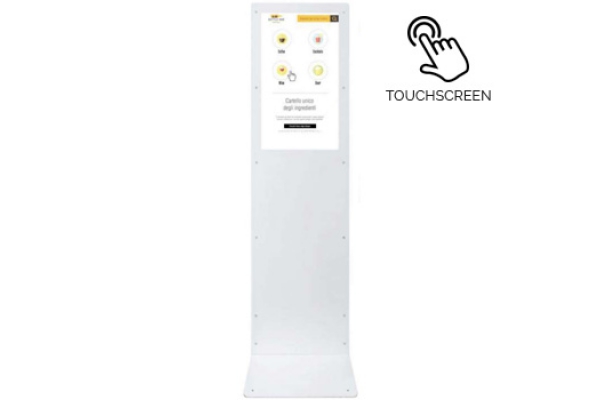 Totem Multimediale Cartello Unico Ingredienti powered by Palinsesto