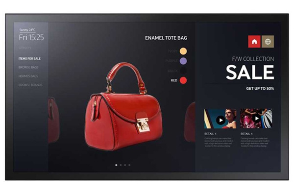 Monitor Led 32"  Professionale Samsung PM32F-BC Touch screen Capacitivo