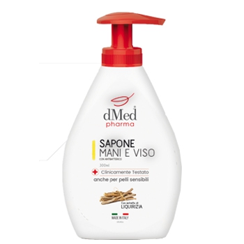 Sapone sanificante idratante mani e viso Dermomed Pharma