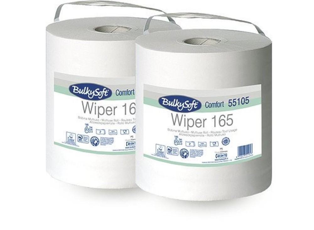 2 Rotoli Asciugatutto Multiuso, 750 Strappi, 100% Pura Cellulosa