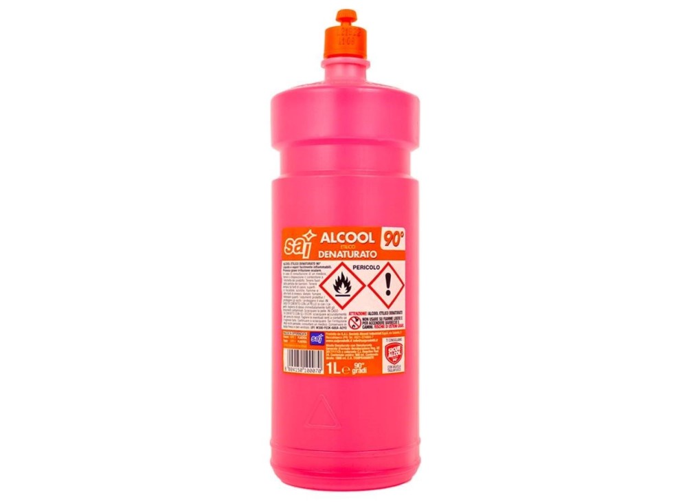 Alcool Etilico Denaturato 90 gradi, Ml 1000