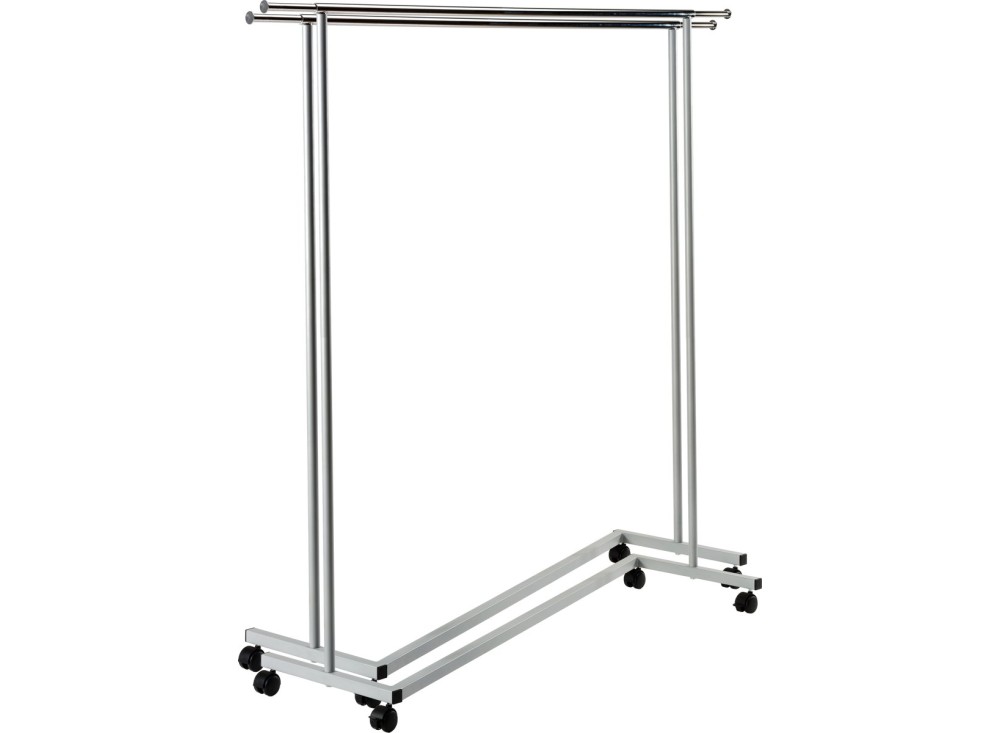 Appendiabiti su Ruote Allungabile ed Impilabile, 150x46x160 Cm
