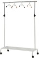 Appendiabiti su Ruote Regolabile in Altezza, 100x51x160 Cm