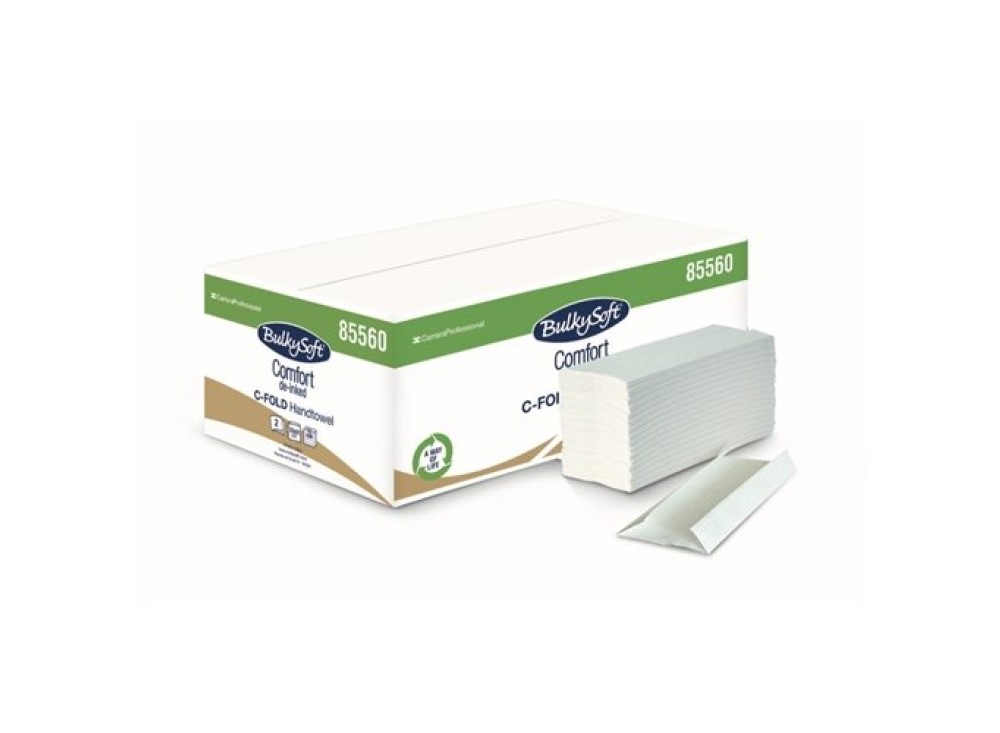 Asciugamani con Piegatura a "C", 2 Veli, Carta Riciclata Disinchiostrata