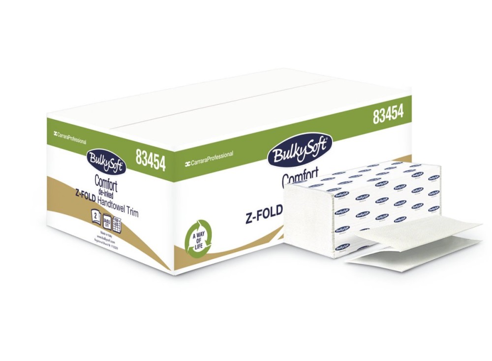 Asciugamani con Piegatura a "Z", 100% Carta Riciclata