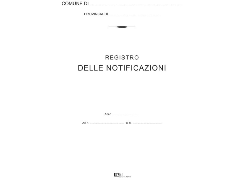 ATTI NOTIFICATI O CONSEGNATI DAL MESSO COMUNALE