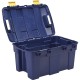 Baule Portaoggetti Banker Box con Coperchio e Maniglie, in Plastica al 95% Riciclata, Capacità 40 L, Colore Blu con Mors