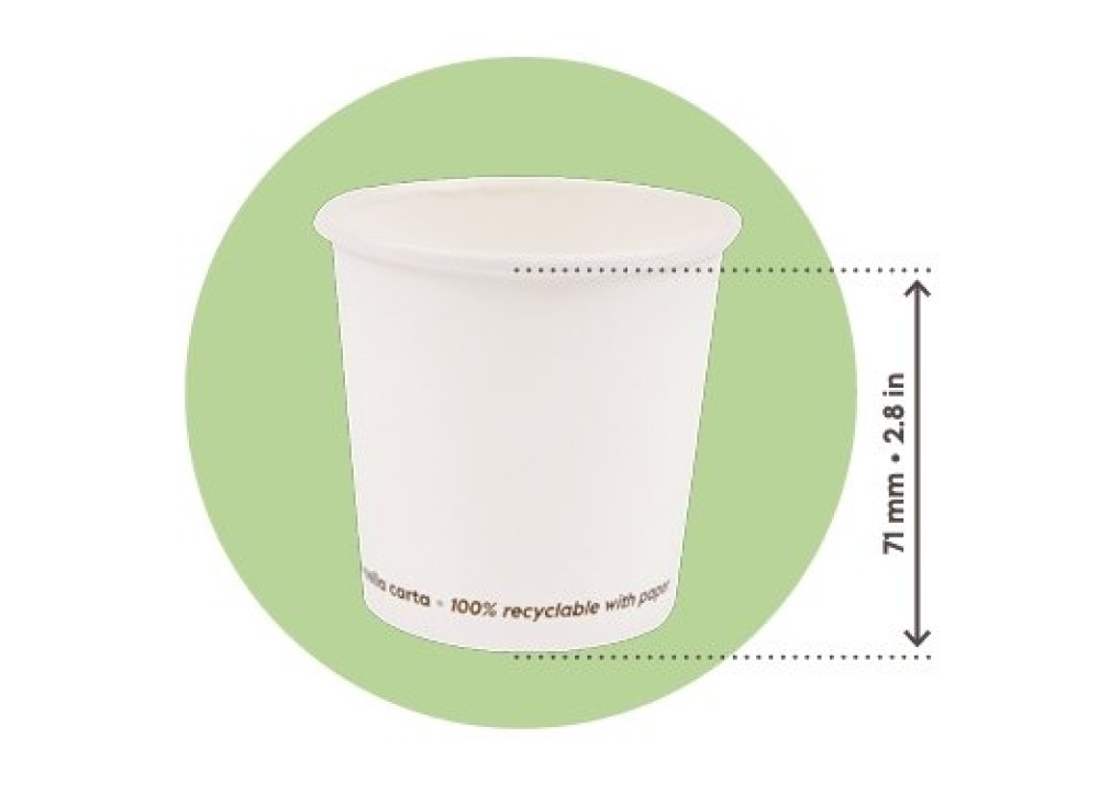 Bicchieri Cartoncino 160 ml 50 Pz SignorBIO