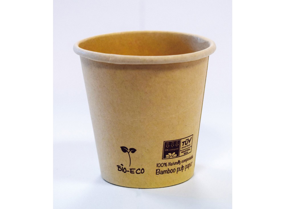 Bicchieri in Polpa di Bamboo, 100% Compostabili