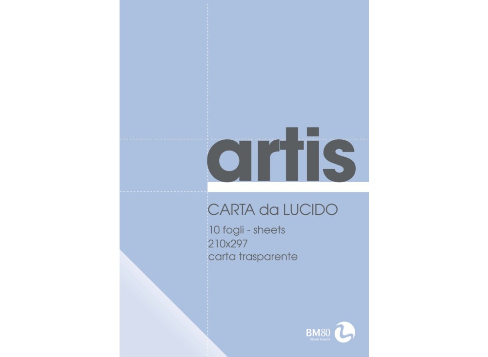 Blocco Carta Artis, da Lucido, 80 g, Vari Formati