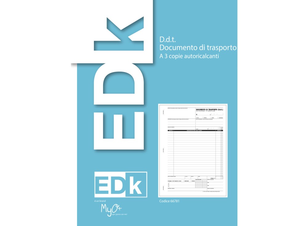 Blocco Documenti di Trasporto, 33 x 3 Copie, 21 x 29,7 cm, Carta Chimica