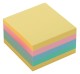 Blocco Foglietti Autoadesivi e Riposizionabili Cubo, in Carta di Diversi Colori