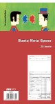 Blocco Note Spese a Busta, 15x28 Cm, 25 Buste