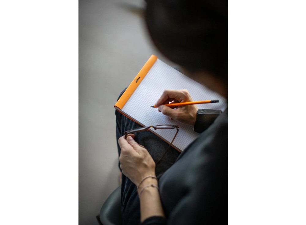 Blocco notes Rhodia 80 fogli carta vellum superfine 80 gr