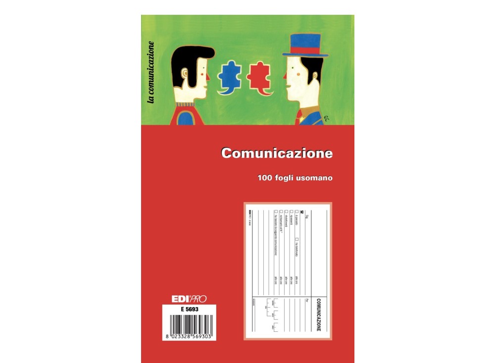 Blocco per Comunicazioni Telefoniche, 17x9,9 Cm, 100 Fogli 0611069