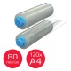Bobina plastificante 80 micron lucida GBC Velocity, 38,2 m