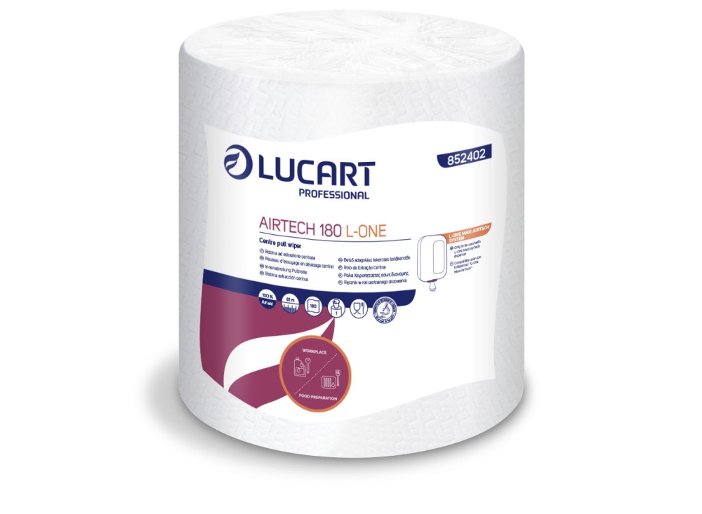 Bobine in Carta a Secco Airtech 180 Strappi, Confezione 2 Rotoli