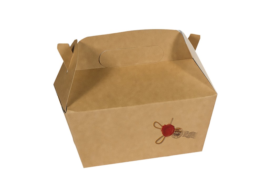 Box Carry Meal, Carta in Pura Cellulosa