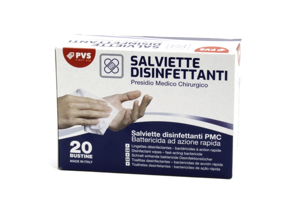 Box da 20 Salviette Disinfettanti