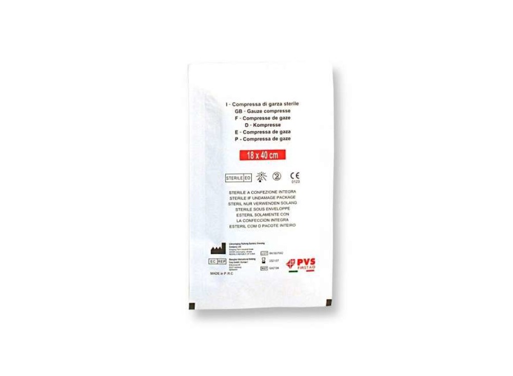 Busta di Garza Compressa Sterile, Diversi formati