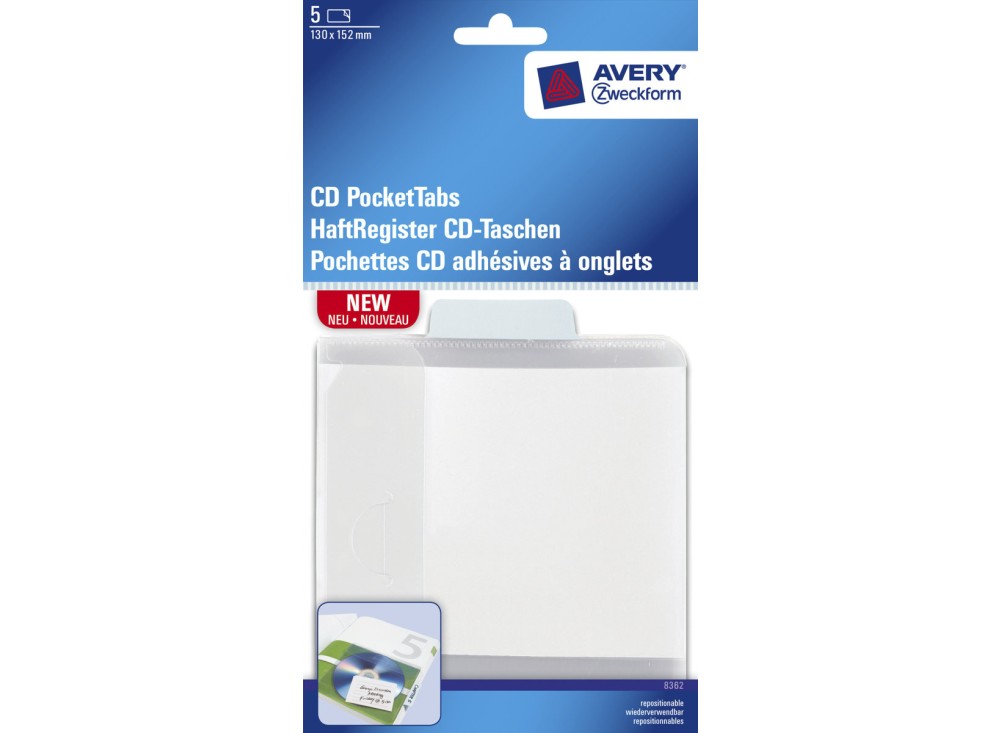 Busta Porta CD con Indice