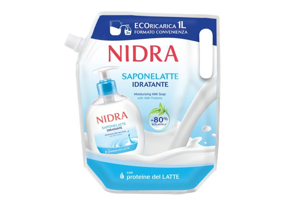 Busta Ricarica Sapone Liquido Idratante lt 1