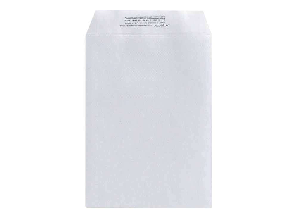 Buste a Sacco con Linguetta Chiudibile Adesiva, Disponibili in Diversi Formati e Confezionamenti