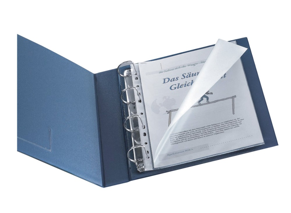 Buste Trasparenti a Perforazione Universale, Disponibile in Diversi Spessori