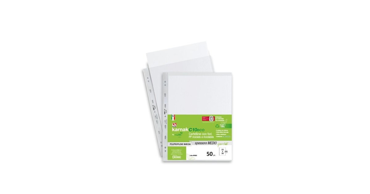 Esselte Set Di 100 Buste Per Brochure, Formato A4, Incolore Con Superficie Opaca, Apertura Superiore, Pellicola PP 0,043 Mm, 56171 - 6