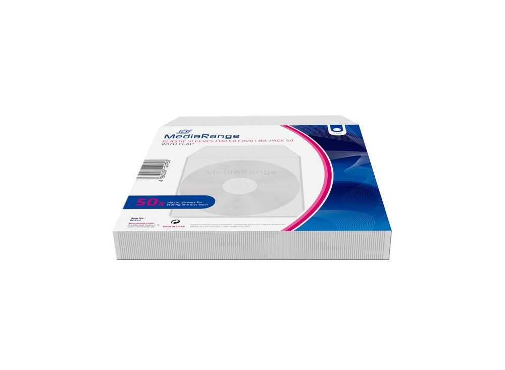 Bustine Porta CD-DVD in Polipropilene Trasparente 0722088