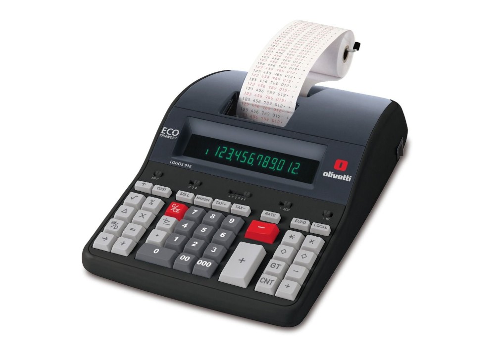 Calcolatrice da Tavolo con Stampante Logos 912 0650748