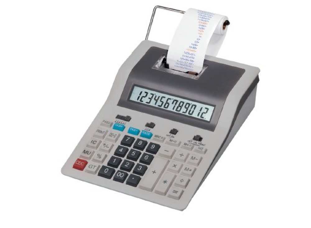 Calcolatrice Modello MPP123, con Stampante e Dispaly a 12 Cifre -  Calcolatrici da tavolo - Kratos S.r.l.