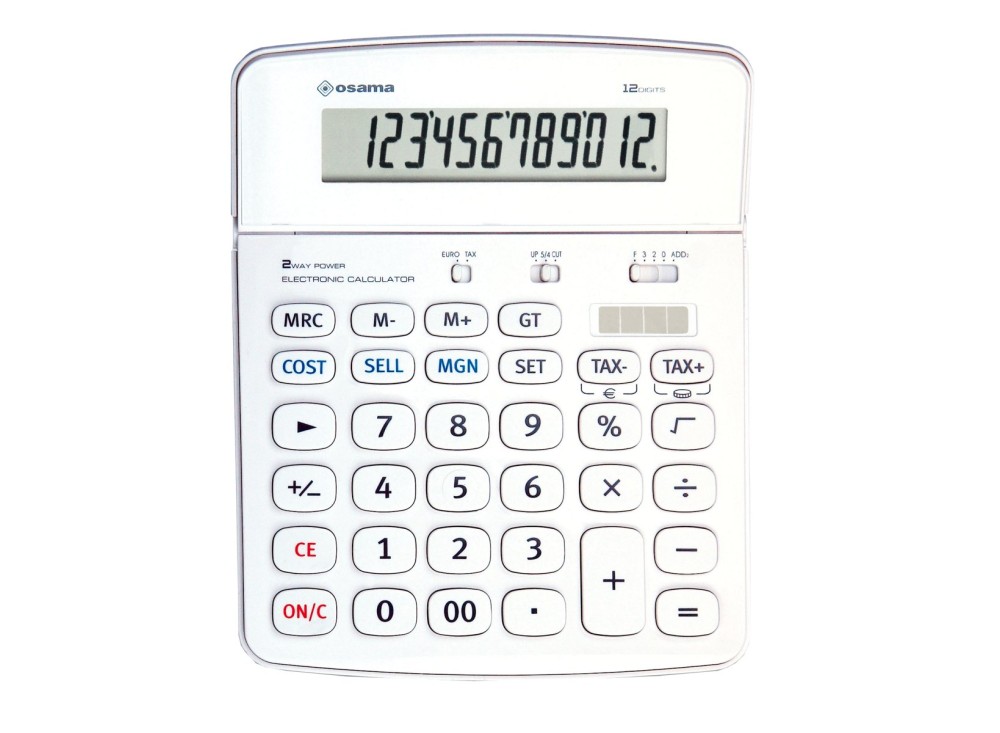 Calcolatrice OS 504, da Tavolo, 12 Cifre, Varie Funzioni 0650775