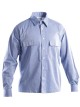 Camicia da Lavoro Manica Lunga Cotone Chambray