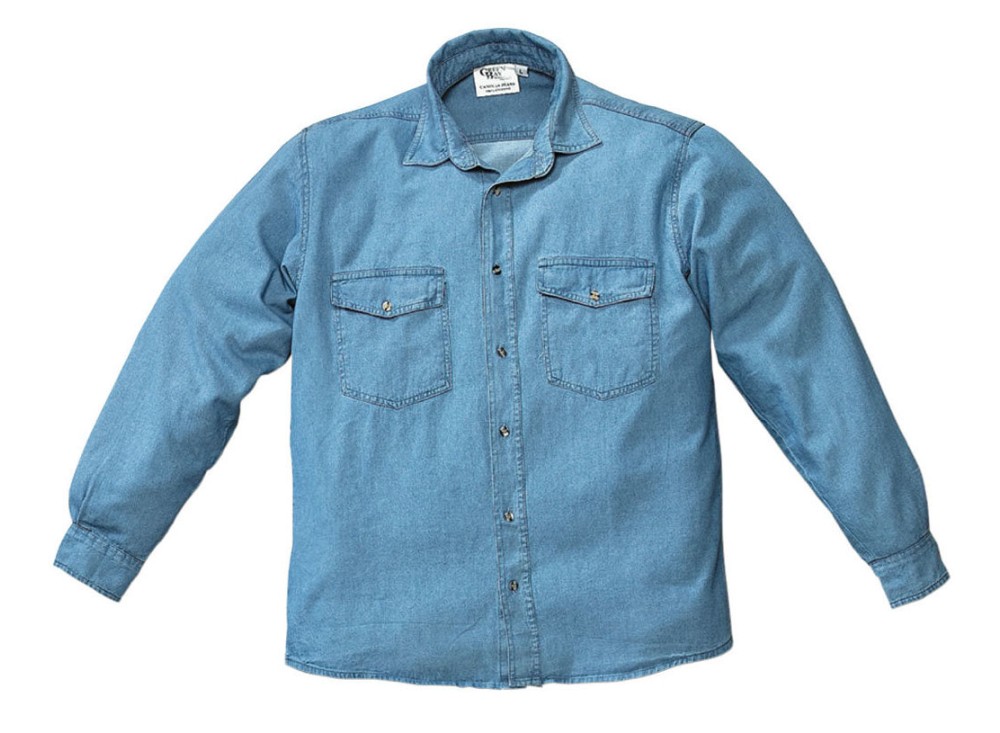 Camicia Jeans Manica Lunga