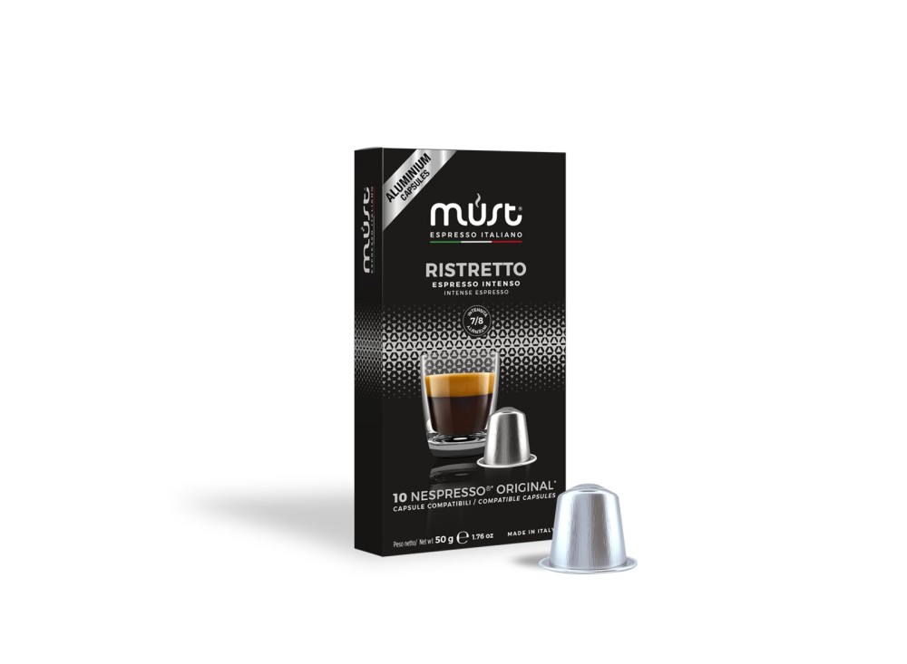 Capsule Caffè Must, Disponibile in Diverse Varianti di Gusto