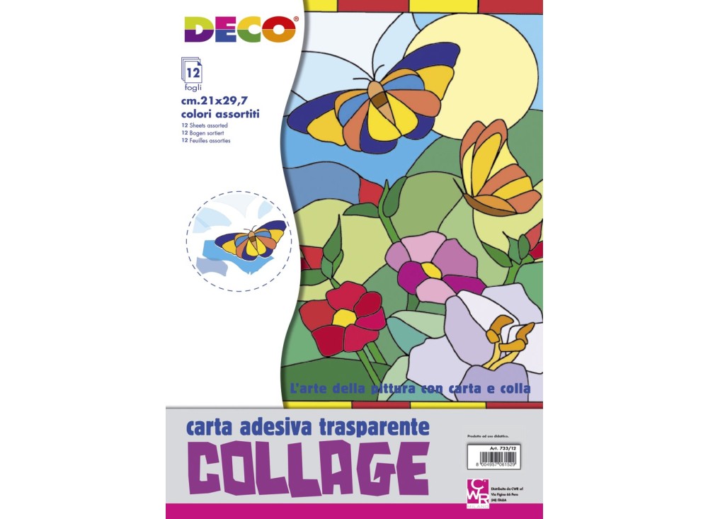 Carta Adesiva Vellutata e Trasparente