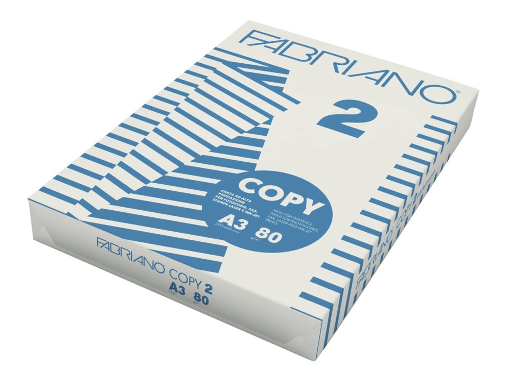 Carta Copy 2 per Fotocopie, Stampanti, 80 g, 500 Fogli 0811110
