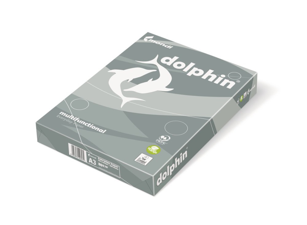 Carta Dolphin® per Fotocopie, Stampanti, A4, 80 g, 500 Fogli - Carta bianca  - Kratos S.r.l.