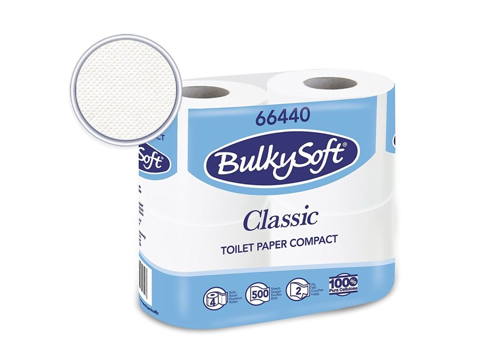 Carta Igienica Classic, 100% Pura Cellulosa, 4 Maxi Rotoli