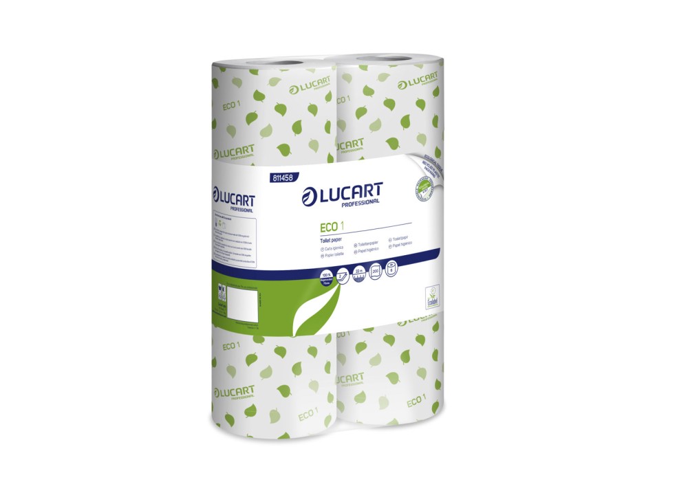 Carta Igienica Fascettata, 100% Carta Riciclata Rigenerata Bianca 0681015