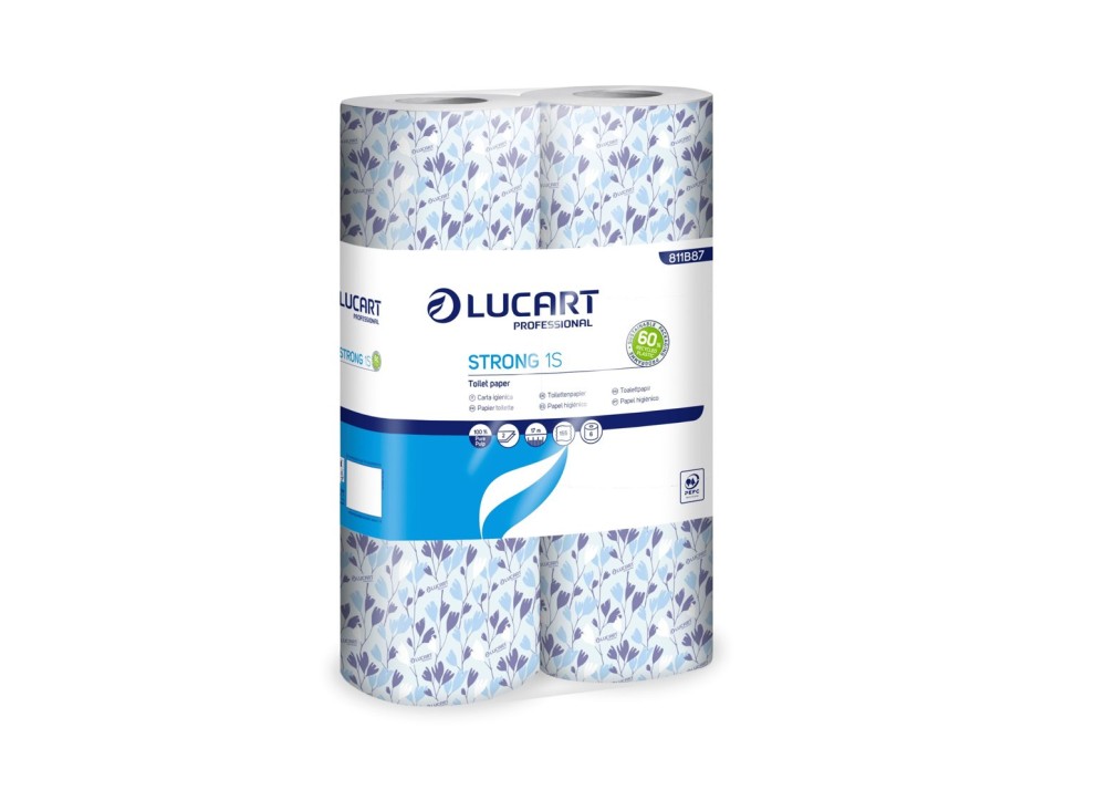 Carta Igienica Fascettata Strong, 100% Pura Cellulosa, 6 Rotoli