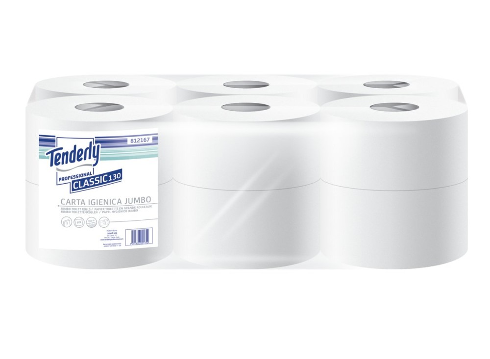 Carta Igienica Mini Jumbo 130, 100% Pura Cellulosa 0681058