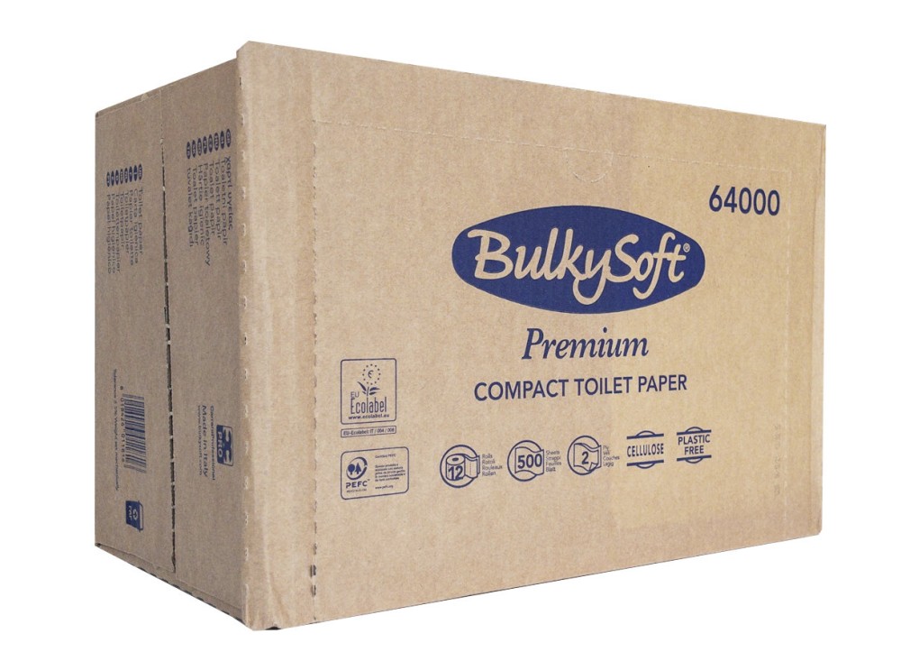 Carta Igienica Premium Maxi, Rotoli 12, Packagin Senza Plastica