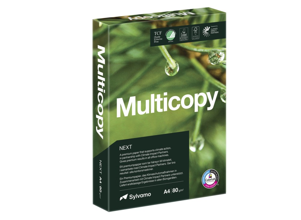 Carta Multicopy Next per Fotocopie, Stampanti, A4, 80 g, 500 Fogli 0R4798 0811045