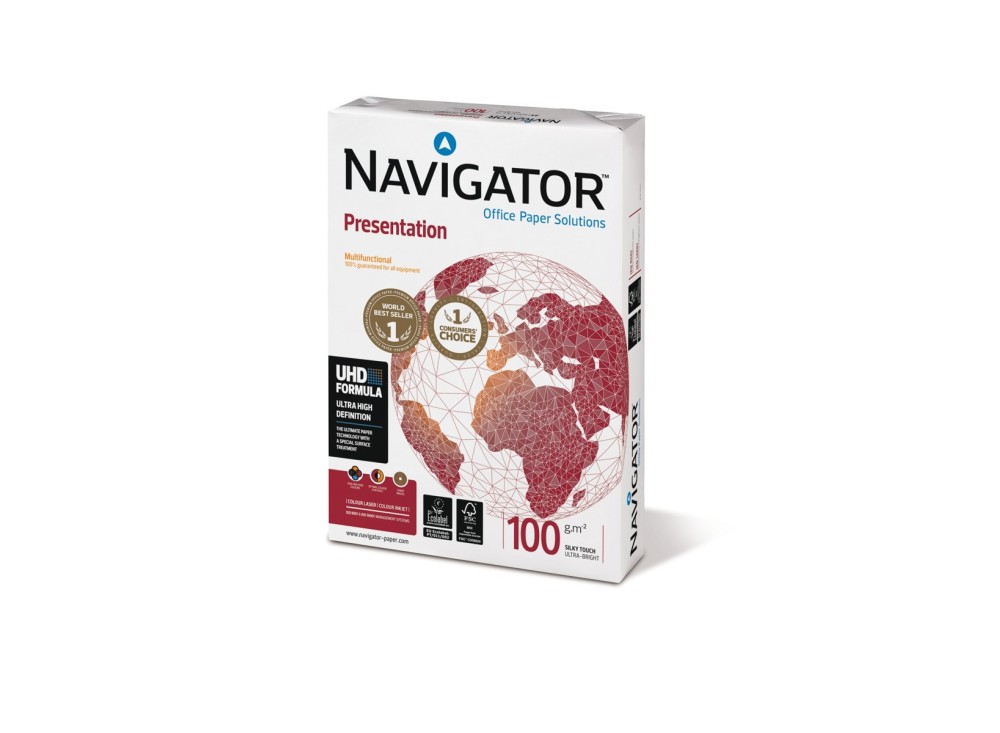 Carta Presentation per Fotocopie, Stampanti, A4, 100 g, 500 Fogli