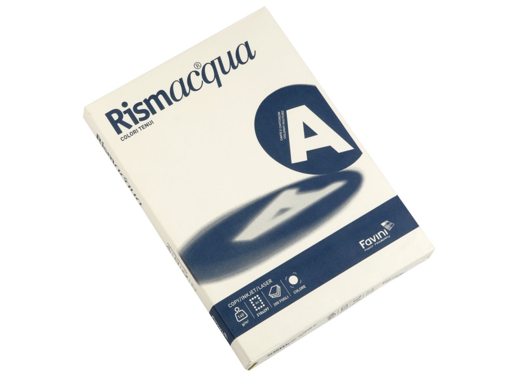 Carta Rismacqua per Fotocopie, Stampanti, A4, 140 g, 200 Fogli