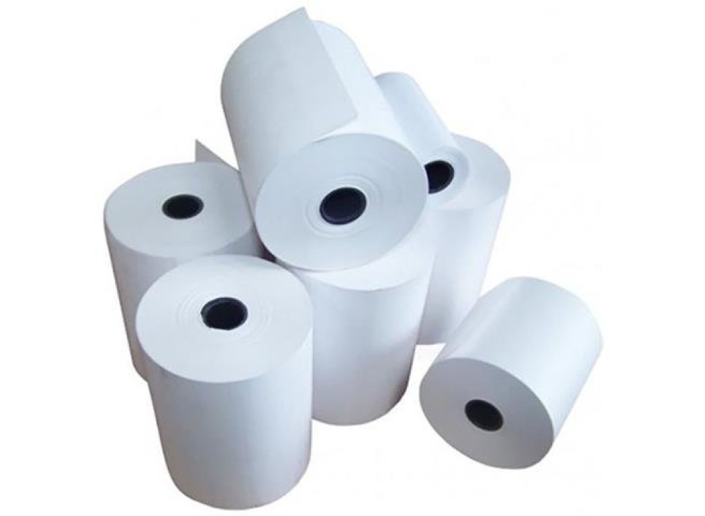 Carta Termica per Registratori di Cassa, in Rotoli, Senza Bisfenolo A, 48 g 0R3776 0852031