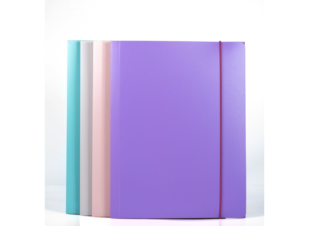 Cartella con Elastico Viceversa, Confezione 4 Colori Assortiti