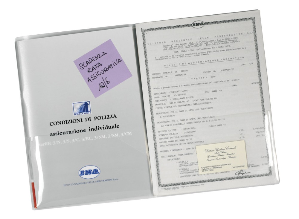 Cartella Portadocumenti Capri, a 2 tasche, 21x29,7 Cm